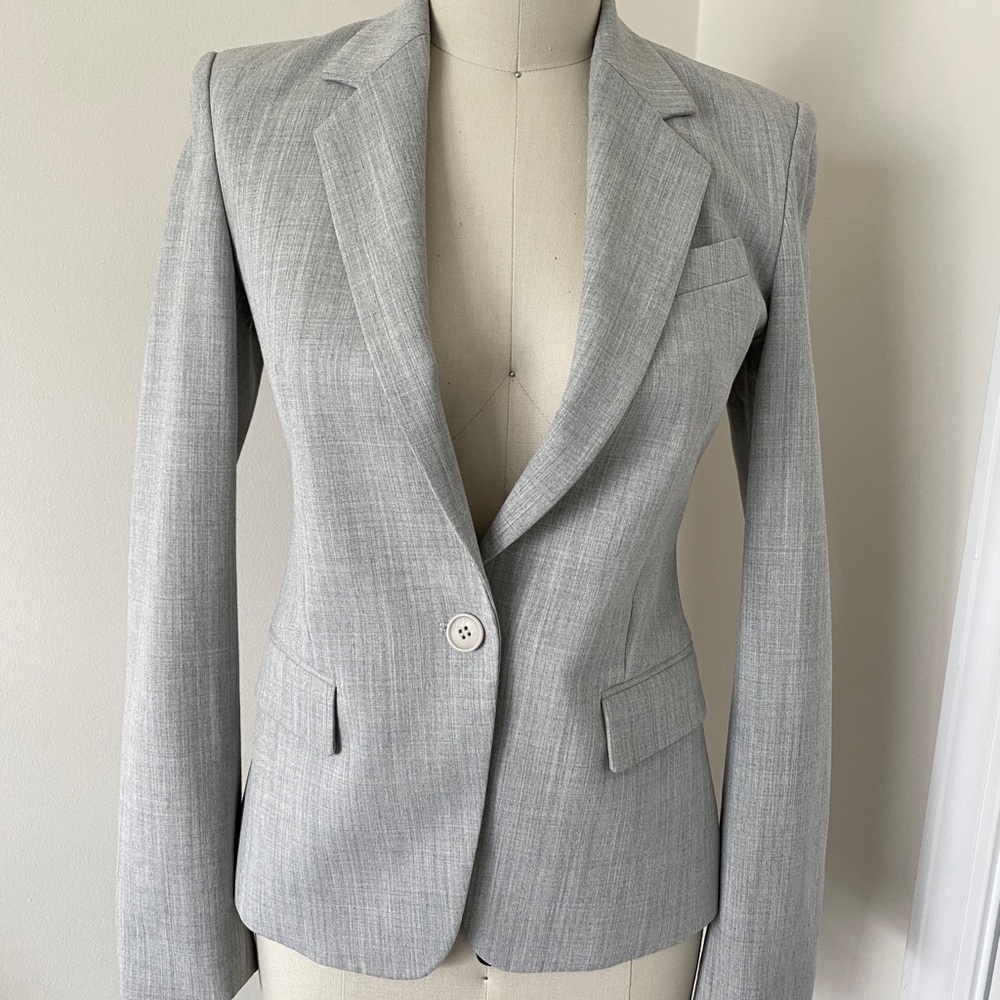 Theory Blazer Jacket Light Grey